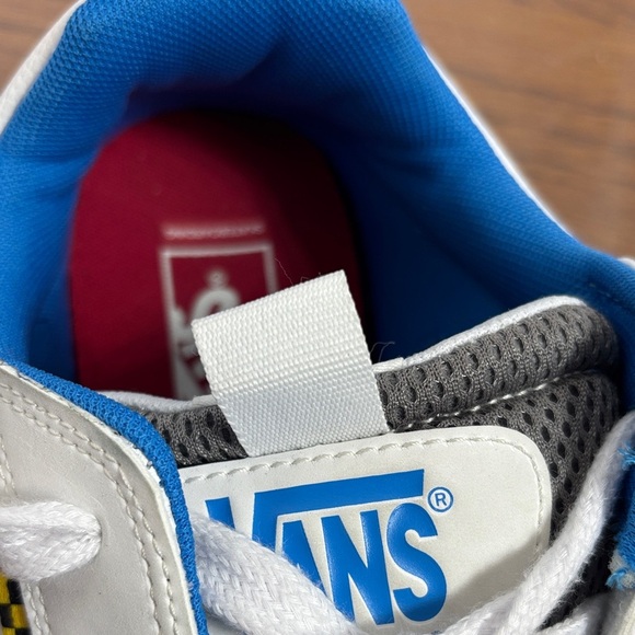 Vans Skate Mixxa White and Blue Sneakers - Picture 6 of 8